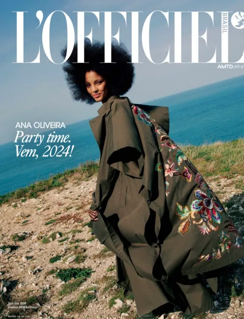 Capa da matéria “Fenômeno Brasileiro” — L'Officiel